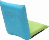 （カラ－：ブルー×グリーン）コンパクト座椅子ポシェット