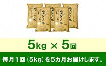 【9月20日より価格改定予定】☆全5回定期便☆ 岩手ふるさと米 5kg×5ヶ月 一等米ひとめぼれ 令和6年産  東北有数のお米の産地 岩手県奥州市産 おこめ ごはん ブランド米 精米 白米