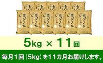 【9月20日より価格改定予定】☆全11回定期便☆ 岩手ふるさと米 5kg×11ヶ月 一等米ひとめぼれ 令和6年産  東北有数のお米の産地 岩手県奥州市産 おこめ ごはん ブランド米 精米 白米