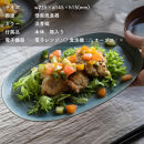 【ポイント交換専用】オーバル皿(淡青磁)　s18-di17-A8【信楽焼・明山】