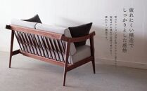 アームソファ ウォールナット 1.5人掛け 北海道  MOOTH インテリア 手作り 家具職人 椅子
