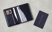 【職人手作り】マイナンバーカードケース　スキミング防止カード付きMYNOC（ラベンダー）