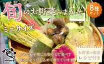 旬のお野菜おまかせ8種セット・ミニサイズ（1～2人）