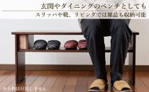 ローテーブル&nbsp;木製&nbsp;座卓&nbsp;机&nbsp;デスク&nbsp;棚付き&nbsp;収納&nbsp;憩-いこい-&nbsp;ブラウン色&nbsp;大川家具