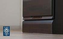 大川家具&nbsp;チェスト&nbsp;ミニ&nbsp;幅40cm&nbsp;引出し&nbsp;5段&nbsp;サイド&nbsp;収納&nbsp;ブラウン