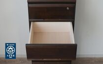 大川家具&nbsp;チェスト&nbsp;ミニ&nbsp;幅40cm&nbsp;引出し&nbsp;5段&nbsp;サイド&nbsp;収納&nbsp;ブラウン