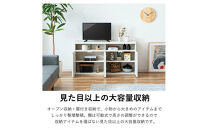 家具&nbsp;テレビ台&nbsp;収納&nbsp;幅120cm&nbsp;高さ63cm&nbsp;TVボード&nbsp;ホワイト