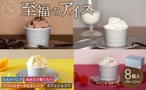 【世界ジェラート騎士手作りの】至福のアイス　８個入り