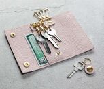 maf&nbsp;pinto&nbsp;(マフ&nbsp;ピント)&nbsp;キーケース&nbsp;ライトピンク&nbsp;ADRIA&nbsp;LINE&nbsp;レザー&nbsp;本革&nbsp;日本製