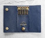 maf&nbsp;pinto&nbsp;(マフ&nbsp;ピント)&nbsp;キーケース&nbsp;ネイビー&nbsp;ADRIA&nbsp;LINE&nbsp;レザー&nbsp;本革&nbsp;日本製