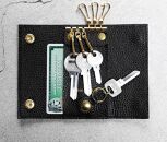 maf&nbsp;pinto&nbsp;(マフ&nbsp;ピント)&nbsp;キーケース&nbsp;ブラック&nbsp;ADRIA&nbsp;LINE&nbsp;レザー&nbsp;本革&nbsp;日本製