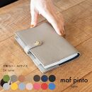 maf pinto (マフ ピント) 手帳カバー＆ブックカバー ライトブルー ADRIA LINE レザー 本革 日本製