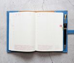 maf&nbsp;pinto&nbsp;(マフ&nbsp;ピント)&nbsp;手帳カバー＆ブックカバー&nbsp;フレッシュブルー&nbsp;ADRIA&nbsp;LINE&nbsp;レザー&nbsp;本革&nbsp;日本製