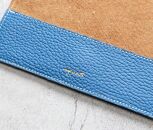 maf&nbsp;pinto&nbsp;(マフ&nbsp;ピント)&nbsp;手帳カバー＆ブックカバー&nbsp;フレッシュブルー&nbsp;ADRIA&nbsp;LINE&nbsp;レザー&nbsp;本革&nbsp;日本製