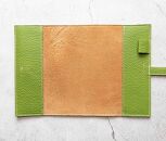 maf&nbsp;pinto&nbsp;(マフ&nbsp;ピント)&nbsp;手帳カバー＆ブックカバー&nbsp;グリーンティー&nbsp;ADRIA&nbsp;LINE&nbsp;レザー&nbsp;本革&nbsp;日本製