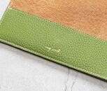 maf&nbsp;pinto&nbsp;(マフ&nbsp;ピント)&nbsp;手帳カバー＆ブックカバー&nbsp;グリーンティー&nbsp;ADRIA&nbsp;LINE&nbsp;レザー&nbsp;本革&nbsp;日本製