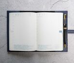 maf&nbsp;pinto&nbsp;(マフ&nbsp;ピント)&nbsp;手帳カバー＆ブックカバー&nbsp;ネイビー&nbsp;ADRIA&nbsp;LINE&nbsp;レザー&nbsp;本革&nbsp;日本製