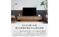 テレビボード ローボード 200cm ルーラー2 ヴィンテージナチュラル 【モーブル】【大川家具】