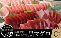 鹿児島県奄美大島産高級食材『黒いダイヤ』黒マグロ　Cセット