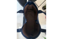 革職人が作った　本革トートバッグ　S　スムースネイビー