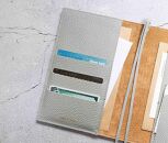 maf pinto (マフ ピント) 手帳カバー B6サイズ ライトグレー ADRIA LINE レザー 本革 日本製