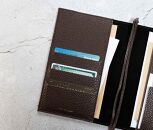 maf pinto (マフ ピント) 手帳カバー B6サイズ チョコレート ADRIA LINE レザー 本革 日本製