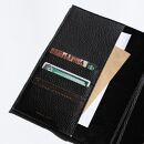 maf pinto (マフ ピント) 手帳カバー B6サイズ ブラック ADRIA LINE レザー 本革 日本製