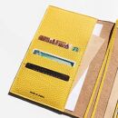 maf pinto (マフ ピント) 手帳カバー A5サイズ ライトイエロー ADRIA LINE レザー 本革 日本製