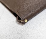maf pinto (マフ ピント) 手帳カバー A5サイズ チョコレート ADRIA LINE レザー 本革 日本製