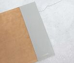 maf pinto (マフ ピント) ノートカバー B5サイズ ライトグレー ADRIA LINE レザー 本革 日本製