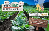 鹿児島県産　冷凍ブロッコリー　（200g×6パック）