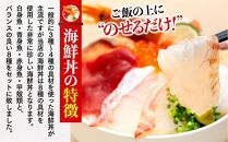 福岡市グルメ糸島海鮮堂の8種の海鮮丼3食セット