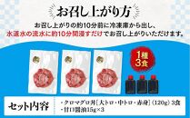 福岡市グルメ糸島海鮮堂のクロマグロ丼3食セット