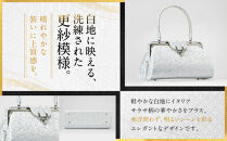 【光映工芸】京都発！特許高蒔絵技法による伝統工芸品 京金彩和装バッグ≪イタリアサラサ柄 黒≫［ 京都 老舗 かばん 高級 人気 おすすめ 金彩友禅 京金彩 金彩加工 和装 フォーマル お取り寄せ 通販 送料無料 ふるさと納税 ］