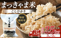 米 （毎月／全5回）【玄米】定期便　特別栽培米 石川県産こしひかり棚田米”まっきゃま米”   | 金沢市 お米 こめ 白米 食品 米 コシヒカリ ふるさと納税 米通販 高級米 国産米 ブランド米 日本米 新米 玄米 産地直送 米ギフト 米料理 用途別米 米食文化 米農家 特別栽培米 米品種 米品質 米栽培技術 食感良好米