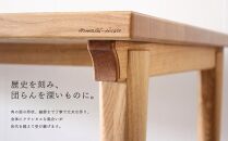 ダイニングテーブル 道産ナラ W1500 北海道  MOOTH インテリア 手作り 家具職人 モダン
