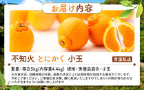 不知火&nbsp;とにかく&nbsp;小玉&nbsp;箱込&nbsp;5kg(内容量約&nbsp;4.4kg)&nbsp;秀優品混合&nbsp;和歌山県産&nbsp;産地直送［みかんの会］