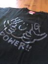 鎌倉ブランドの老舗「KAMAKULAX」の定番オリジナルHUG POWER ! Tシャツ【ブラック】Sサイズ