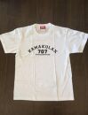 鎌倉ブランドの老舗「KAMAKULAX」の定番オリジナルALL LOGO Ｔシャツ【ホワイト】Mサイズ