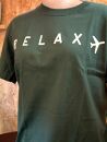 鎌倉ブランドの老舗「KAMAKULAX」の定番オリジナル RELAX Ｔシャツ【ホワイト】Mサイズ