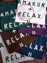 鎌倉ブランドの老舗「KAMAKULAX」の定番オリジナル RELAX Ｔシャツ【ホワイト】Mサイズ