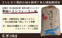 【令和6年産 】新潟県 南魚沼産 コシヒカリ お米 こしひかり 玄米 のし 贈り物  熨斗 贈答用 令和6年産 旧塩沢町 中之島地区産 薬師ベストファーマー米 10kg