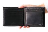 SOMES　FE-32　２つ折財布（ブラック）[12260600]