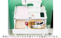 コンパクトデスク コンセント付 幅60cm ホワイト aku100623801