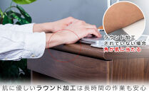 コンパクトデスク コンセント付 幅60cm ウォールナット aku100623802