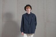 《0》【KEYMEMORY鎌倉】スナップボタンシャツ NAVY