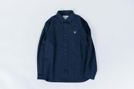 《0》【KEYMEMORY鎌倉】スナップボタンシャツ NAVY