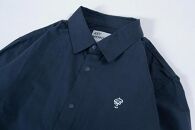 《0》【KEYMEMORY鎌倉】スナップボタンシャツ NAVY