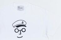 《0》【KEYMEMORY鎌倉】セーラー帽イラストTシャツ WHITE