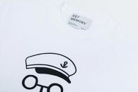 《0》【KEYMEMORY鎌倉】セーラー帽イラストTシャツ WHITE